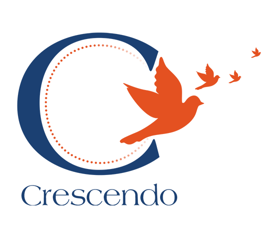 creation logo crescendo design